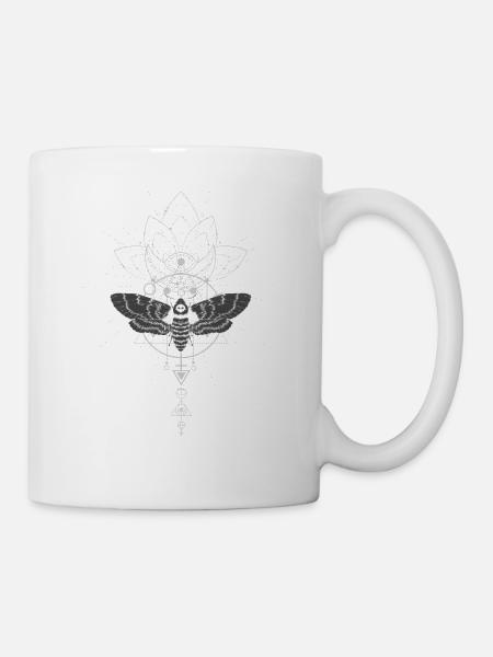 Motte - Tasse - Weiß