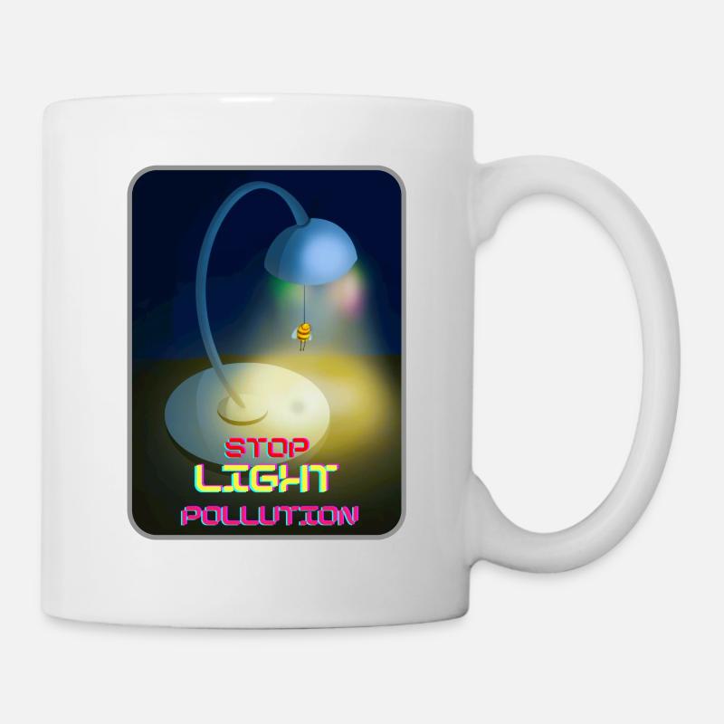 STOP LIGHTPOLLUTION - Mug - white