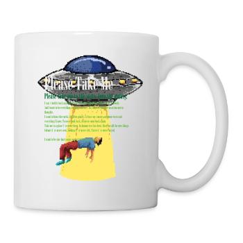 Alien Abduction Out Of This World - Tasse - Weiß - Rechts