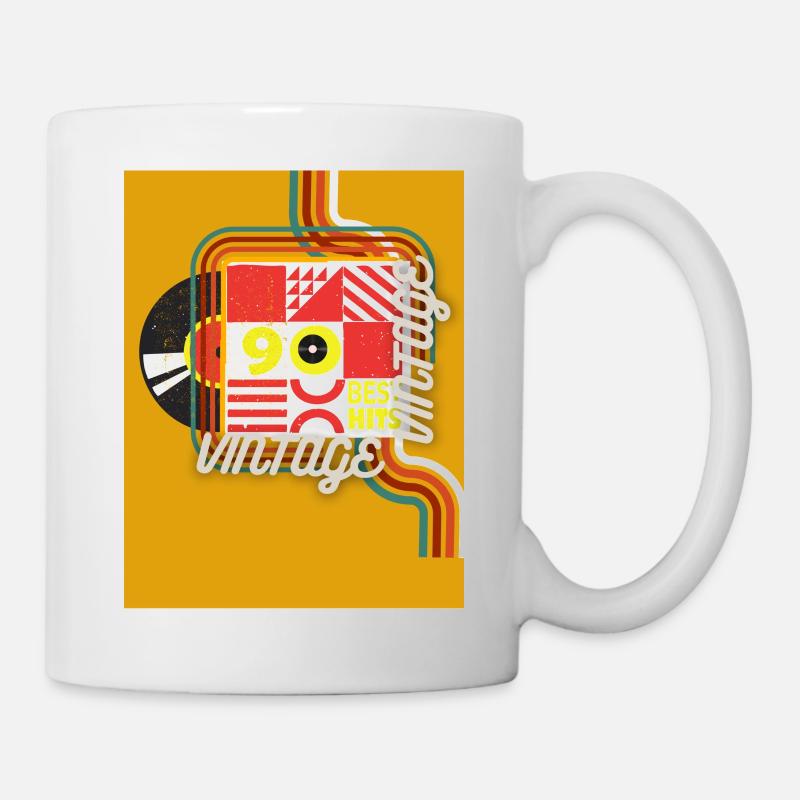 vintages - Mug blanc - blanc