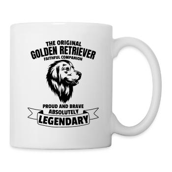 Legendary Golden Retriever Classic Retro Vintage - Mug - white - Right