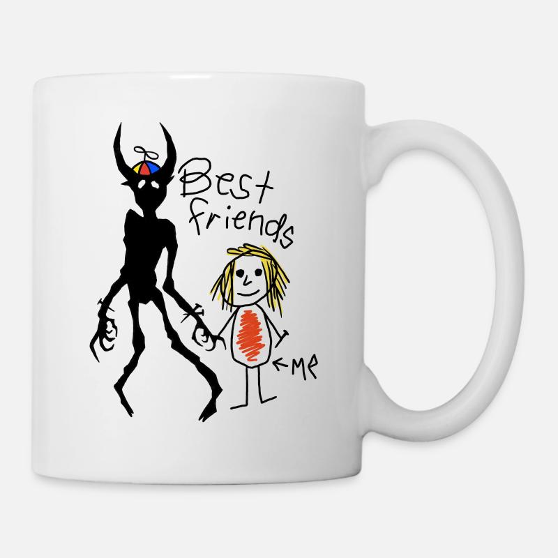 Beste Freunde Dämon - Tasse - Weiß