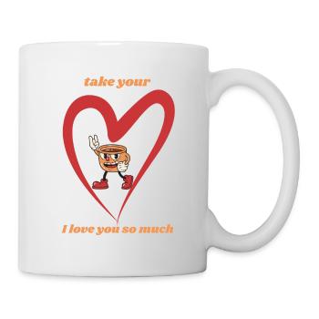 I love you so much / I love you so much....! - Mug - white - Right