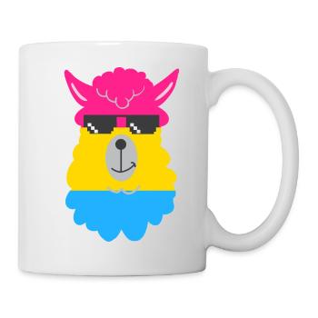 LGBT Rainbow Gay Pride Homo Lesbian Gay - Mug - white - Right