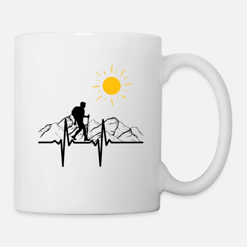 Wandern - Tasse - Weiß