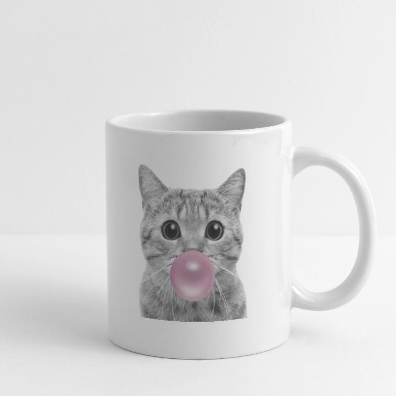Chat bulle Mug blanc