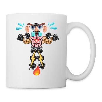 Muskelmeister - Tasse - Weiß - Rechts