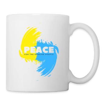 for the ukraine people - Peace for Ukrainians - Mug - white - Right