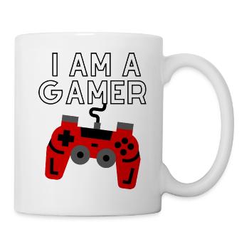 I am a gamer - Tasse - Weiß - Rechts