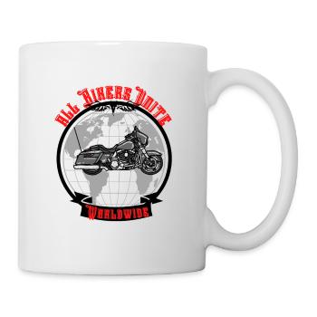 All Bikers Unite Worldwide - Tasse - Weiß - Rechts