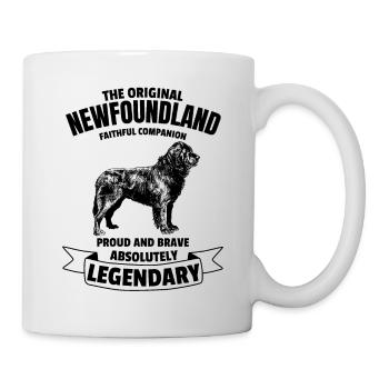 Legendary Newfoundland classic retro vintage - Mug - white - Right