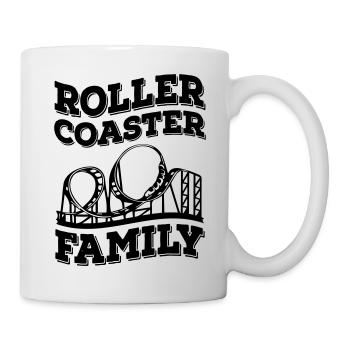 Roller Coaster Family - Tasse - Weiß - Rechts