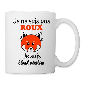 pas roux blond vénitien - Mug blanc - blanc - Droite