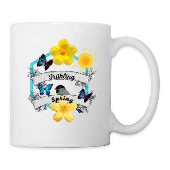 Frühling Spring - Tasse - Weiß - Rechts