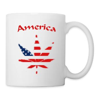 USA Amerika united states - Tasse - Weiß - Rechts