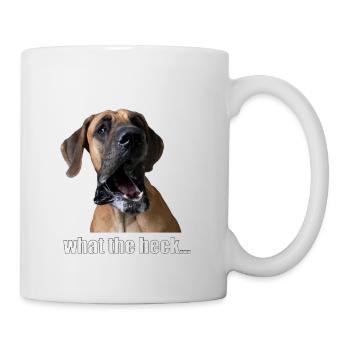 What the heck..! - Tasse - Weiß - Rechts