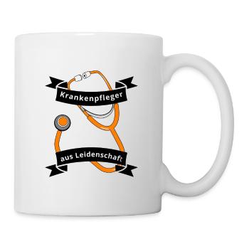 Krankenpfleger aus Leidenschaft - Tasse - Weiß - Rechts