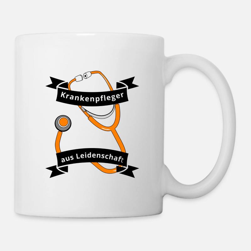 Krankenpfleger aus Leidenschaft - Tasse - Weiß