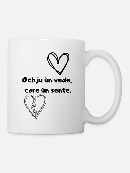 Ochju ùn vede core ùn sente - Mug blanc - blanc