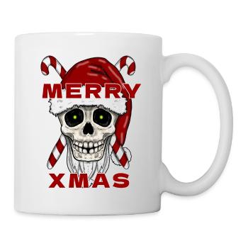 COOLES LUSTIGES WEIHNACHTS-T-SHIRT - Tasse - Weiß - Rechts