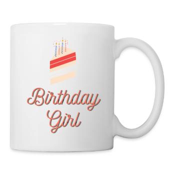 Birthday Girl - Shirt for all birthday children! - Mug - white - Right