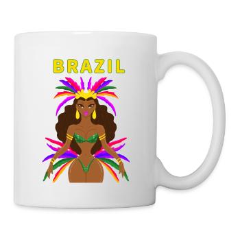 Brazilien - Tasse - Weiß - Rechts