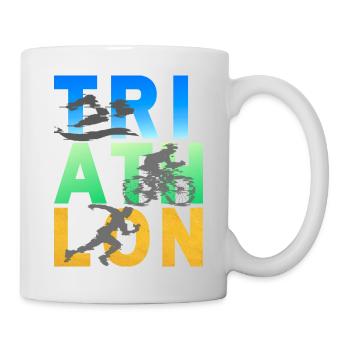 TRI ATH LON - Tasse - Weiß - Rechts
