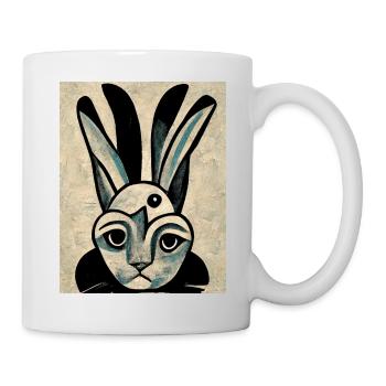 Rabbit abstract - Mug - white - Right