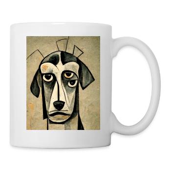 Dog abstract - Mug - white - Right