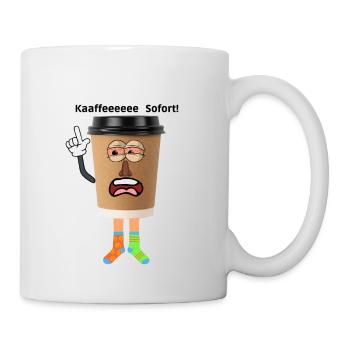 Kaaffeeeeee sofort - Tasse - Weiß - Rechts