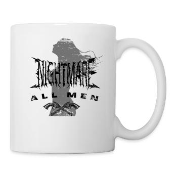 Premium Girl Nightmare ALL MEN - Tasse - Weiß - Rechts