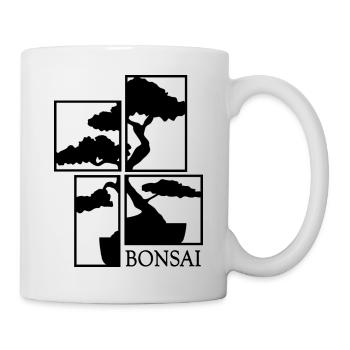 bonsai nebari japan yamadori bonsai garden - Mug - white - Right