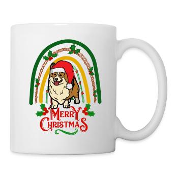 Noël Sweet Welsh Corgi Kawaii - Mug blanc - blanc - Droite