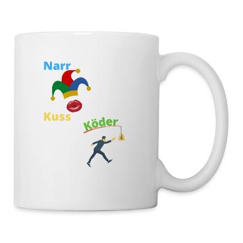 Narrkuss Köder - Tasse - Weiß - Rechts