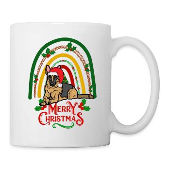 Christmas German Shepherd - Mug - white - Right