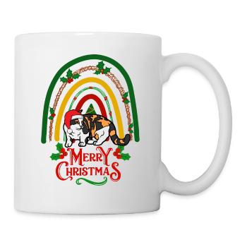 Munchkin Katze Weihnachten - Tasse - Weiß - Rechts