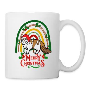 American Curl Cat Noël - Mug blanc - blanc - Droite