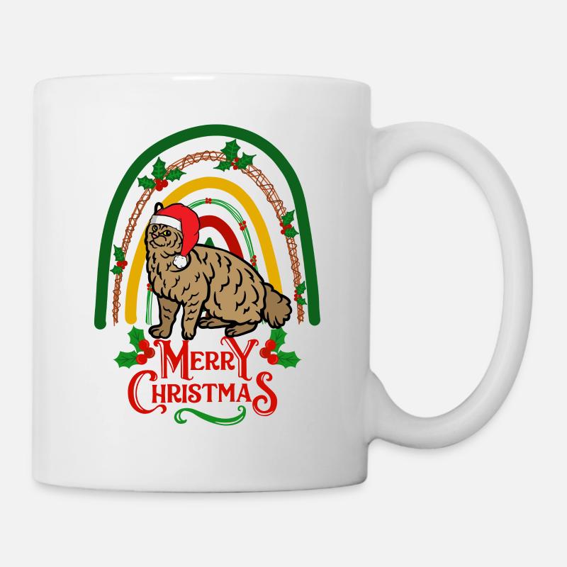 Pixie Bob Katze Weihnachten - Tasse - Weiß
