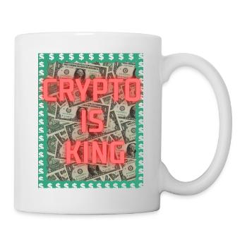 CRypto is King - Tasse - Weiß - Rechts