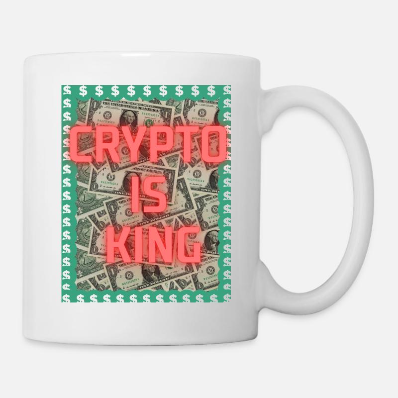 CRypto is King - Tasse - Weiß