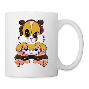 Guinea Pig With Gaming Controller I Funny Gaming - Tasse - Weiß - Rechts