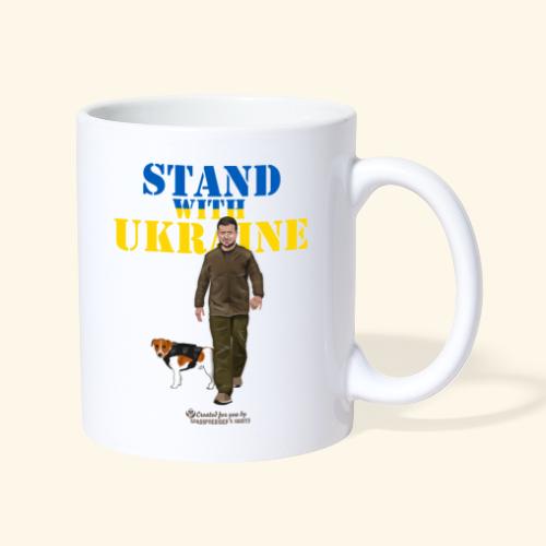 Ukraine Zelensky Patron Stand with Ukraine - Tasse