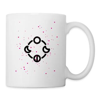 Mondphasen - Tasse - Weiß - Rechts