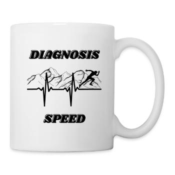 Diagnose Geschwindigkeit - Tasse - Weiß - Rechts