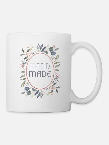 Handmade - Mug blanc - blanc