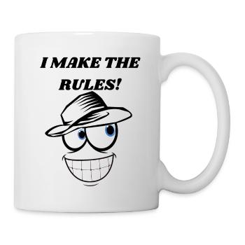 Je fais les règles - Mug blanc - blanc - Droite