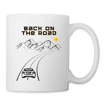 Back on the road - Tasse - Weiß - Rechts