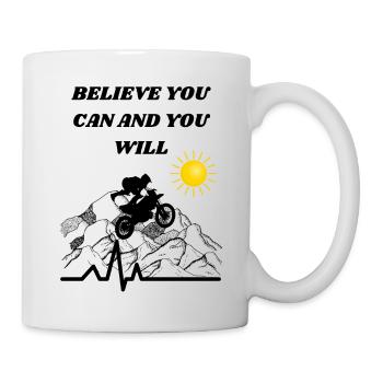 Believe you can and you will - Mug - white - Right
