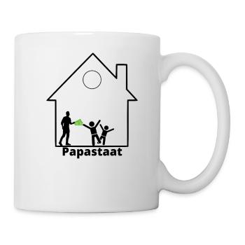 Papastaat - Tasse - Weiß - Rechts
