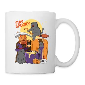 Halloween Spooky Cat - Mug - white - Right